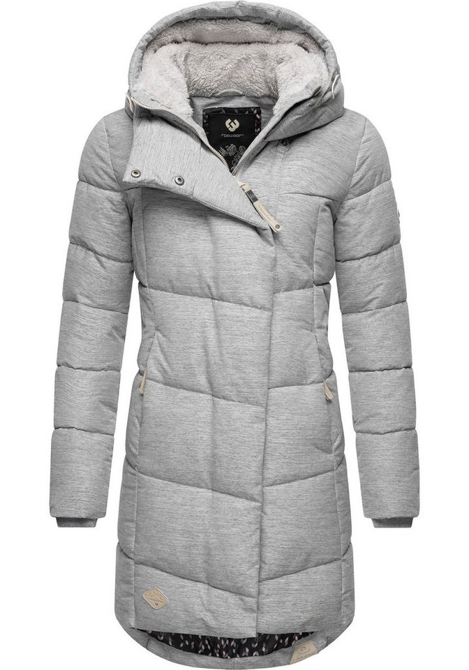 Ragwear Wintermantel Pavla stylischer Winterparka mit Teddyfutter und Kapuze von Ragwear