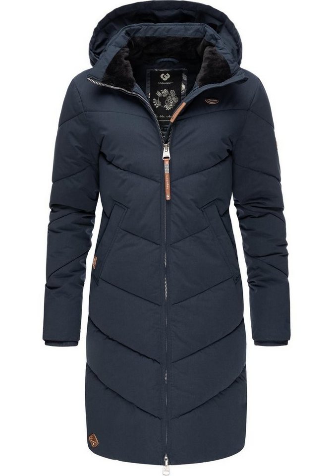 Ragwear Wintermantel Rebelka II Intl. wasserdichter Winterparka mit abnehmbarer Kapuze von Ragwear