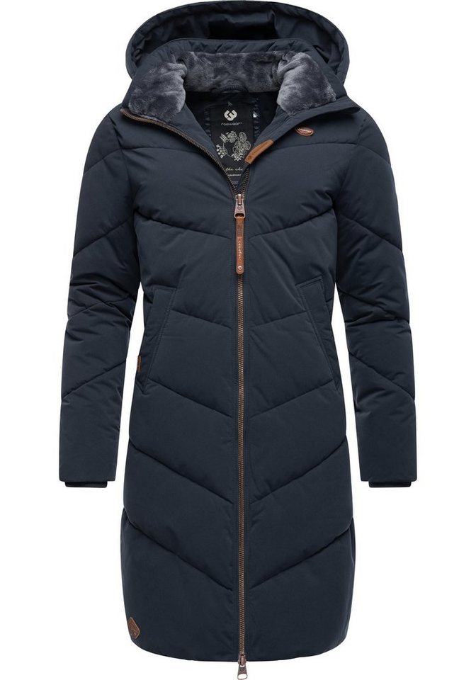 Ragwear Wintermantel Rebelka stylischer Winterparka mit abnehmbarer Kapuze von Ragwear