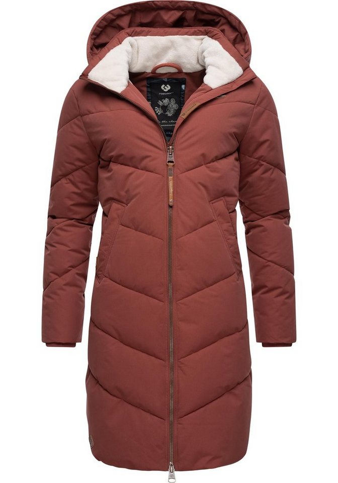 Ragwear Wintermantel Rebelka stylischer Winterparka mit abnehmbarer Kapuze von Ragwear