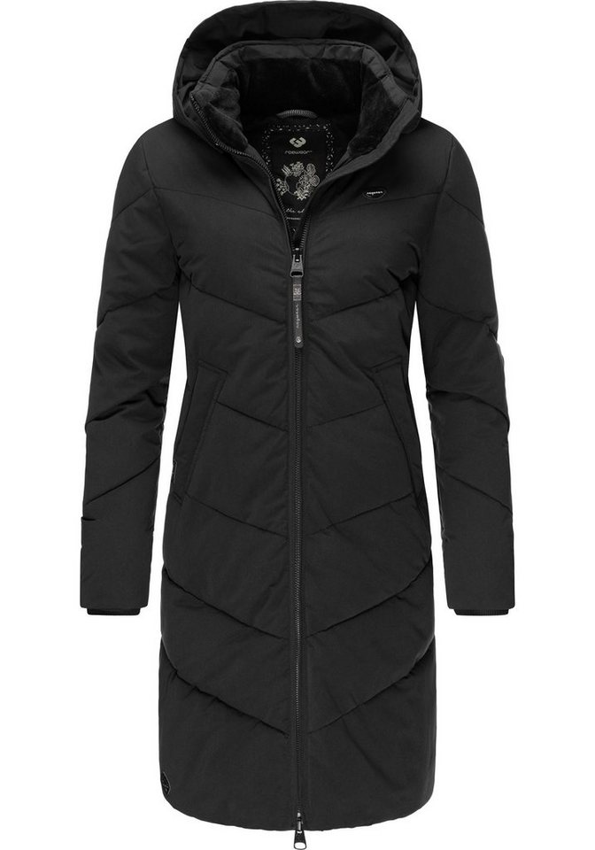 Ragwear Wintermantel Rebelka stylischer Winterparka mit abnehmbarer Kapuze von Ragwear