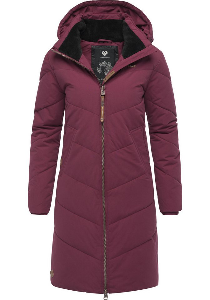 Ragwear Wintermantel Rebelka wasserdichter Winterparka mit abnehmbarer Kapuze von Ragwear