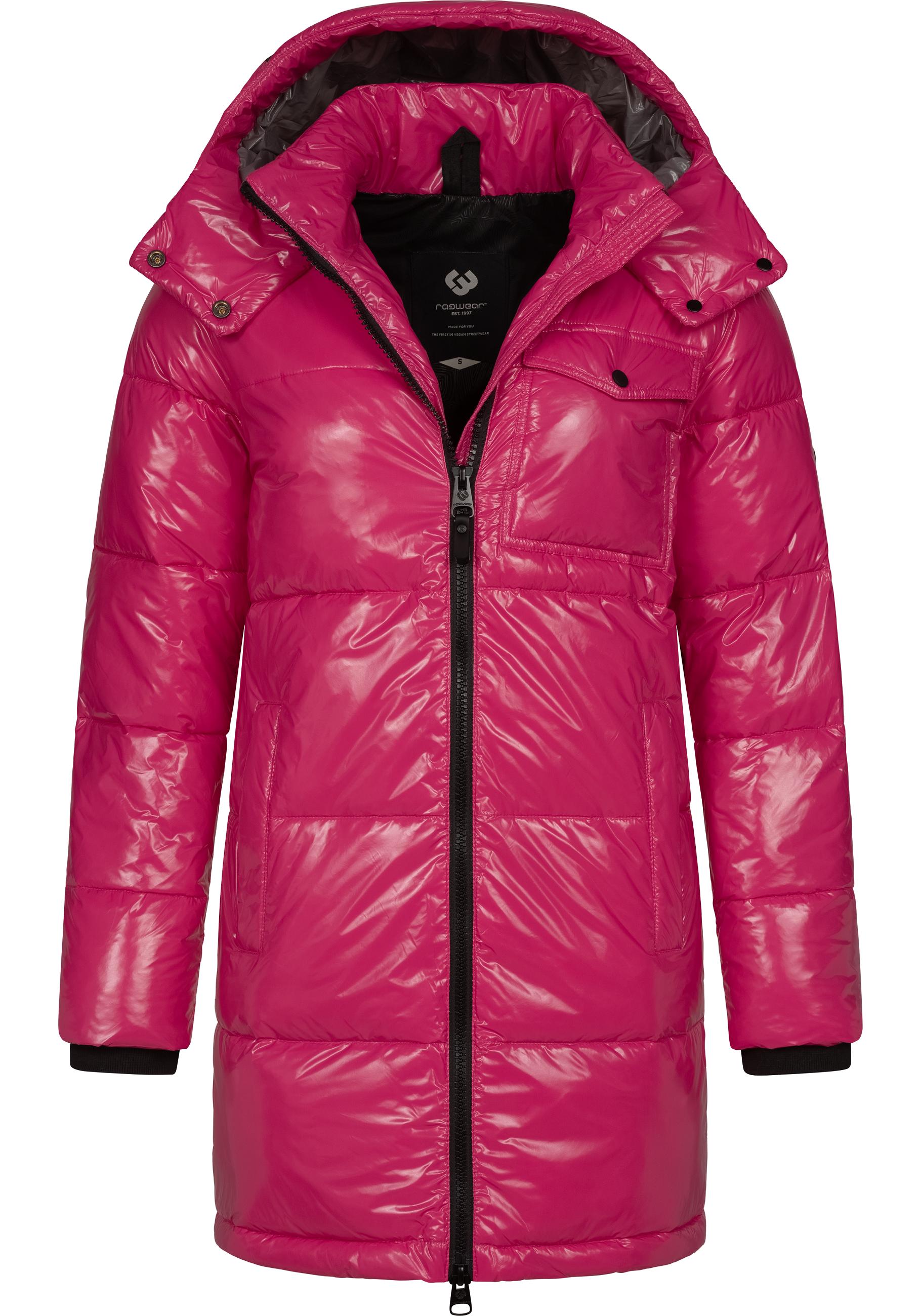 Ragwear Wintermantel "Roobie Long" super stylischer, gänzender Damen Steppmantel von Ragwear
