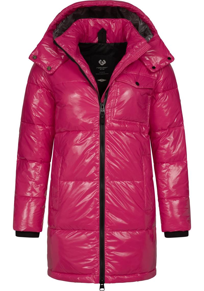 Ragwear Wintermantel "Roobie Long" super stylischer, gänzender Damen Steppmantel von Ragwear