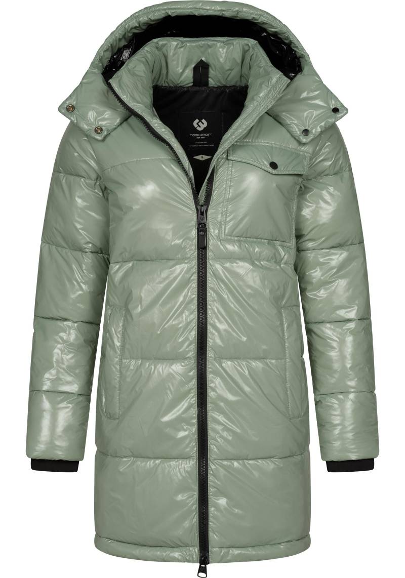 Ragwear Wintermantel "Roobie Long" super stylischer, gänzender Damen Steppmantel von Ragwear