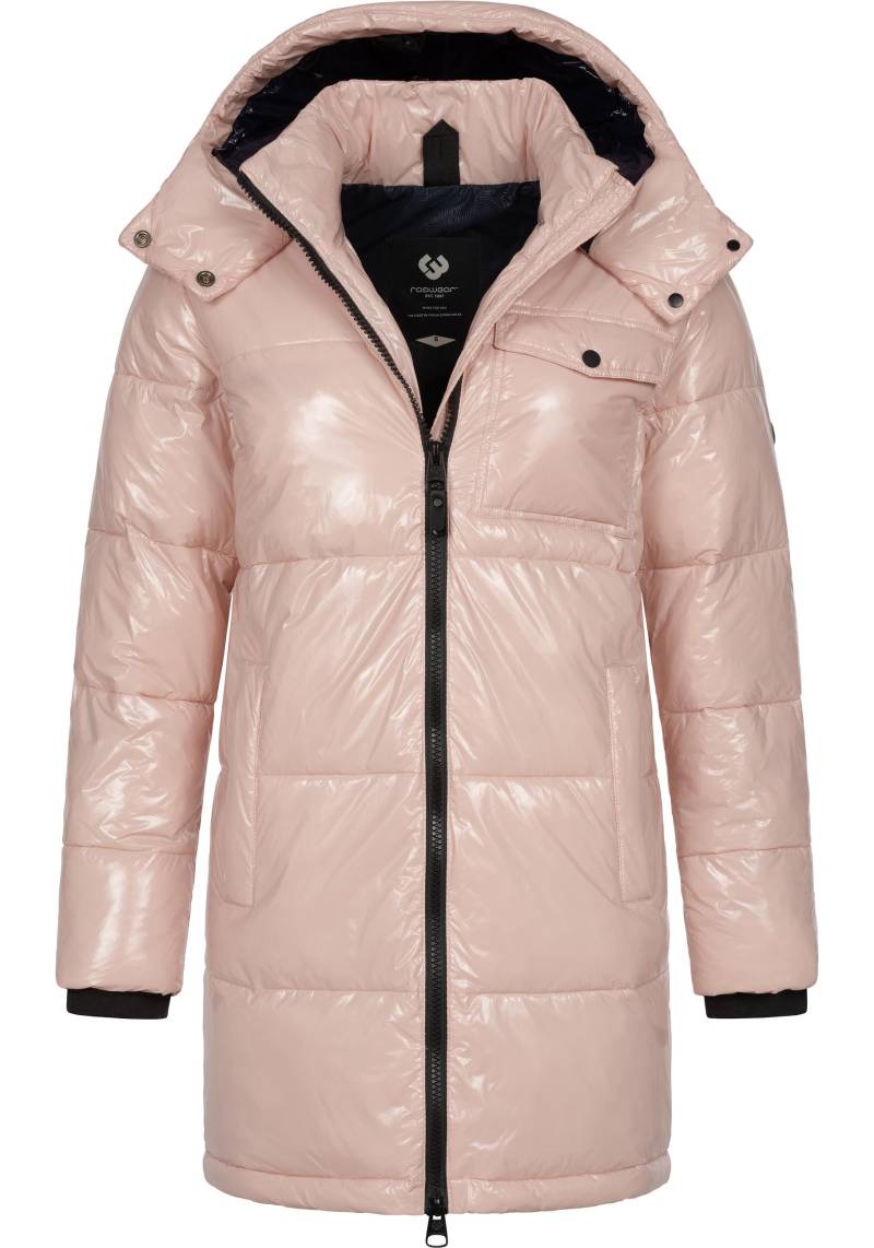 Ragwear Wintermantel "Roobie Long" super stylischer, gänzender Damen Steppmantel von Ragwear