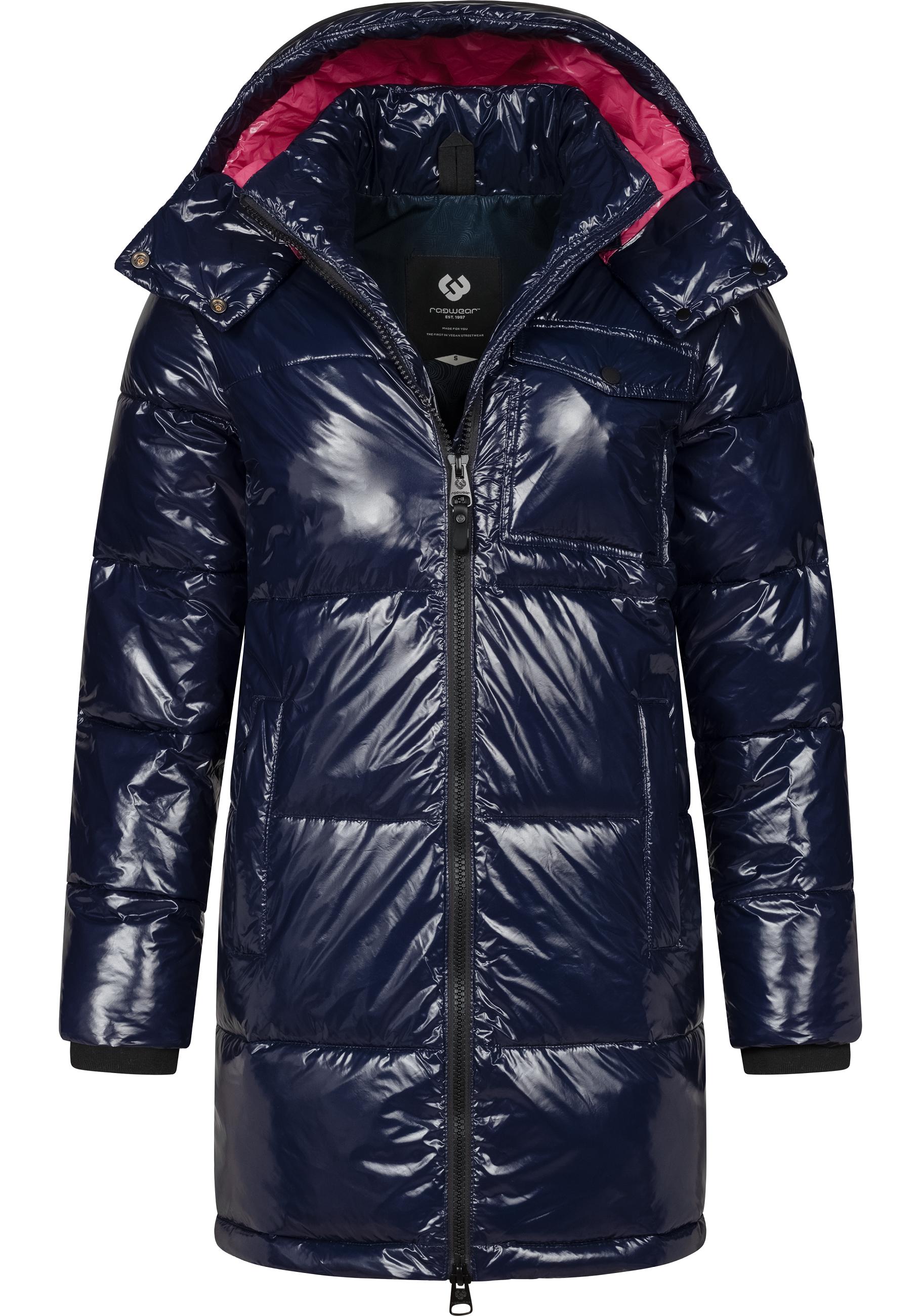 Ragwear Wintermantel "Roobie Long" super stylischer, gänzender Damen Steppmantel von Ragwear