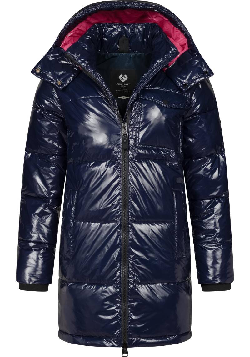 Ragwear Wintermantel "Roobie Long" super stylischer, gänzender Damen Steppmantel von Ragwear