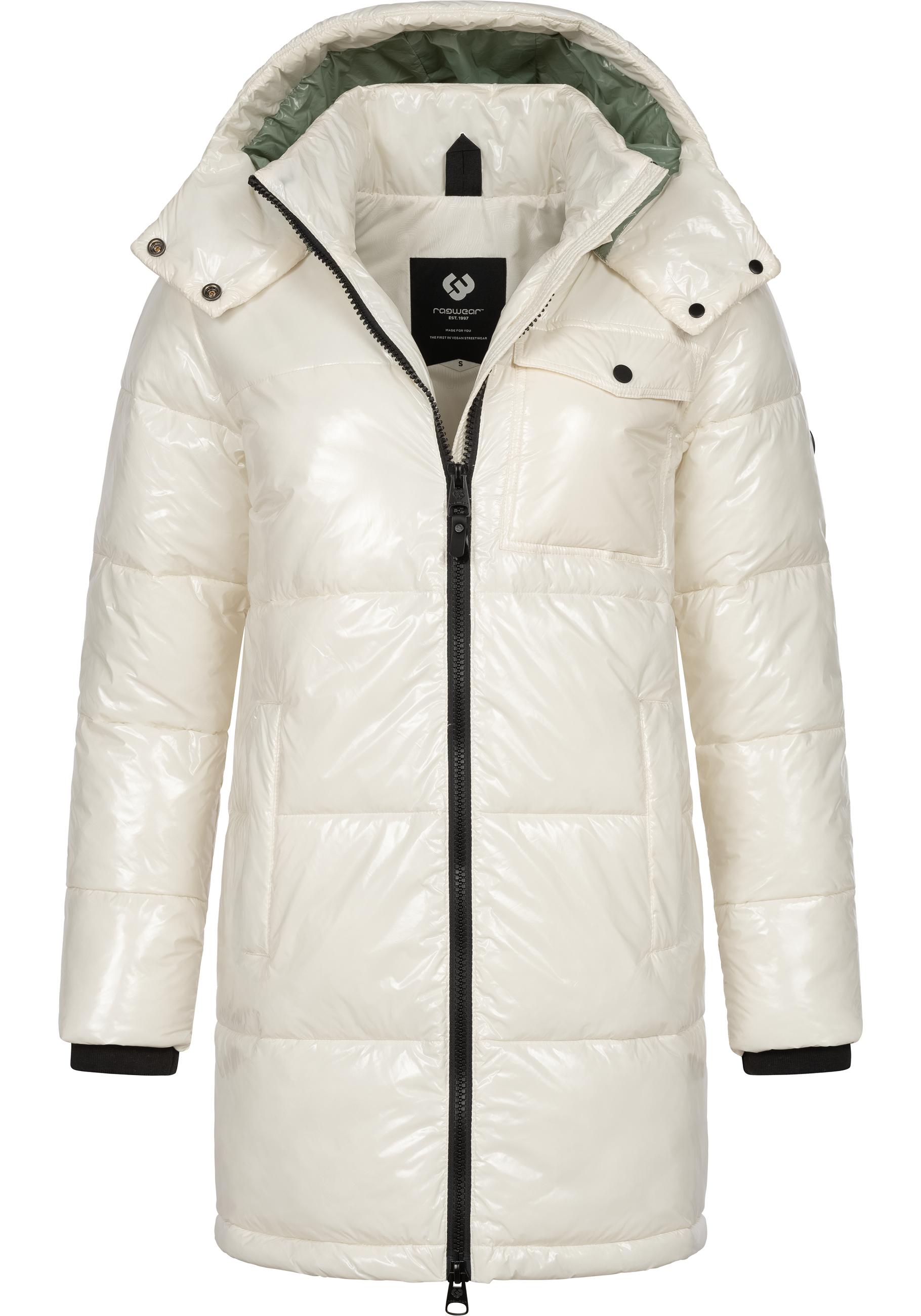 Ragwear Wintermantel "Roobie Long" super stylischer, gänzender Damen Steppmantel von Ragwear