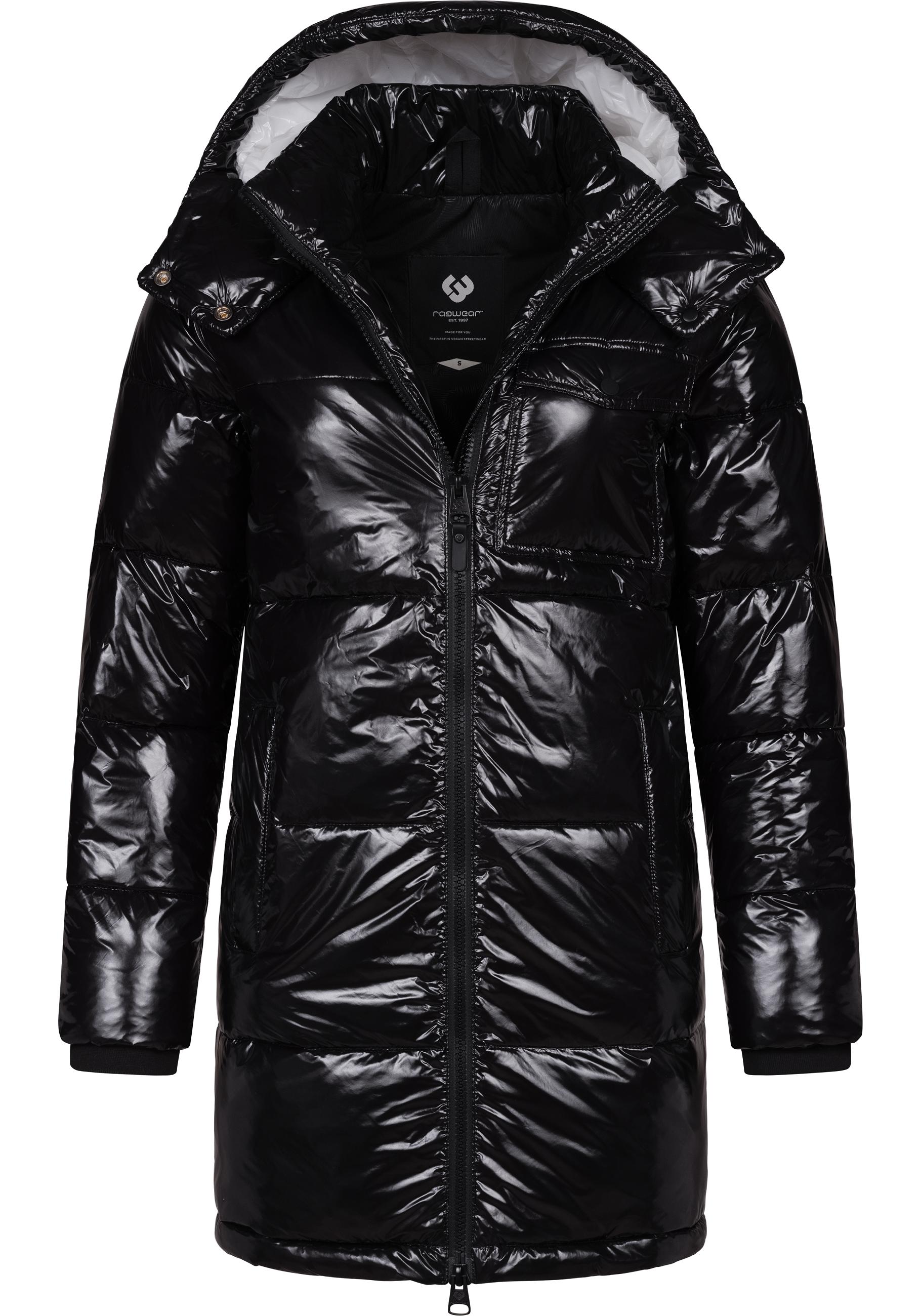 Ragwear Wintermantel "Roobie Long" super stylischer, gänzender Damen Steppmantel von Ragwear