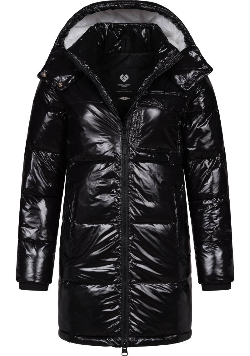 Ragwear Wintermantel "Roobie Long" super stylischer, gänzender Damen Steppmantel von Ragwear