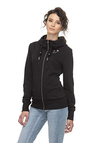 Ragwear Zipper Damen PAYA 2011-30039 Schwarz Black 1010, Größe:L von Ragwear