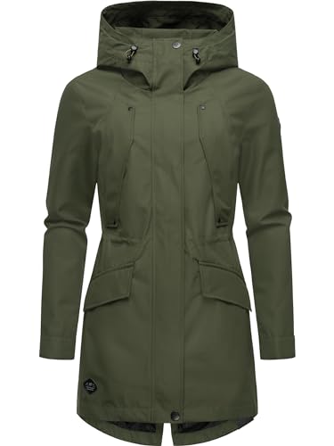 Ragwear Damen Übergangsjacke Begonia Dark Olive Gr. M von Ragwear