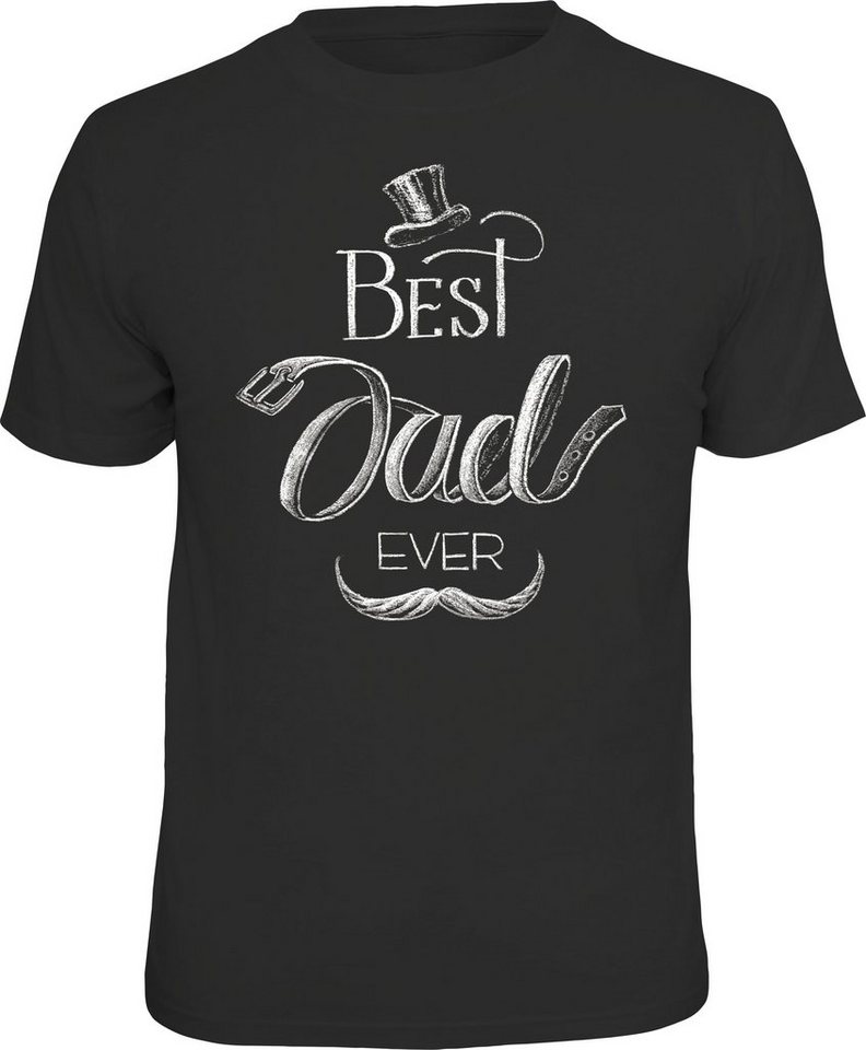 RAHMENLOS® T-Shirt Das Geschenk für Väter - Best Dad Ever von RAHMENLOS®