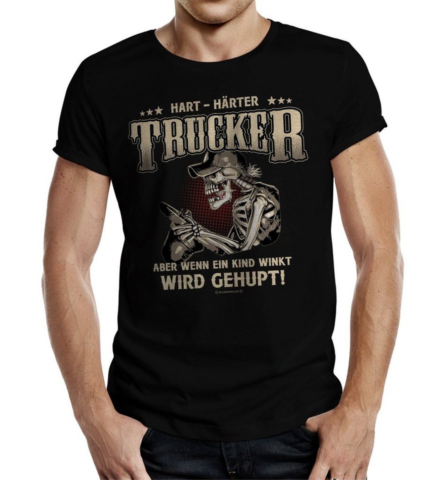 RAHMENLOS® T-Shirt Geschenk für Trucker LKW-Fahrer von RAHMENLOS®