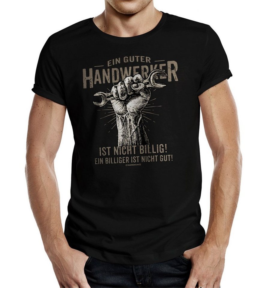 RAHMENLOS® T-Shirt für Handwerker - billig ist nicht gut von RAHMENLOS®