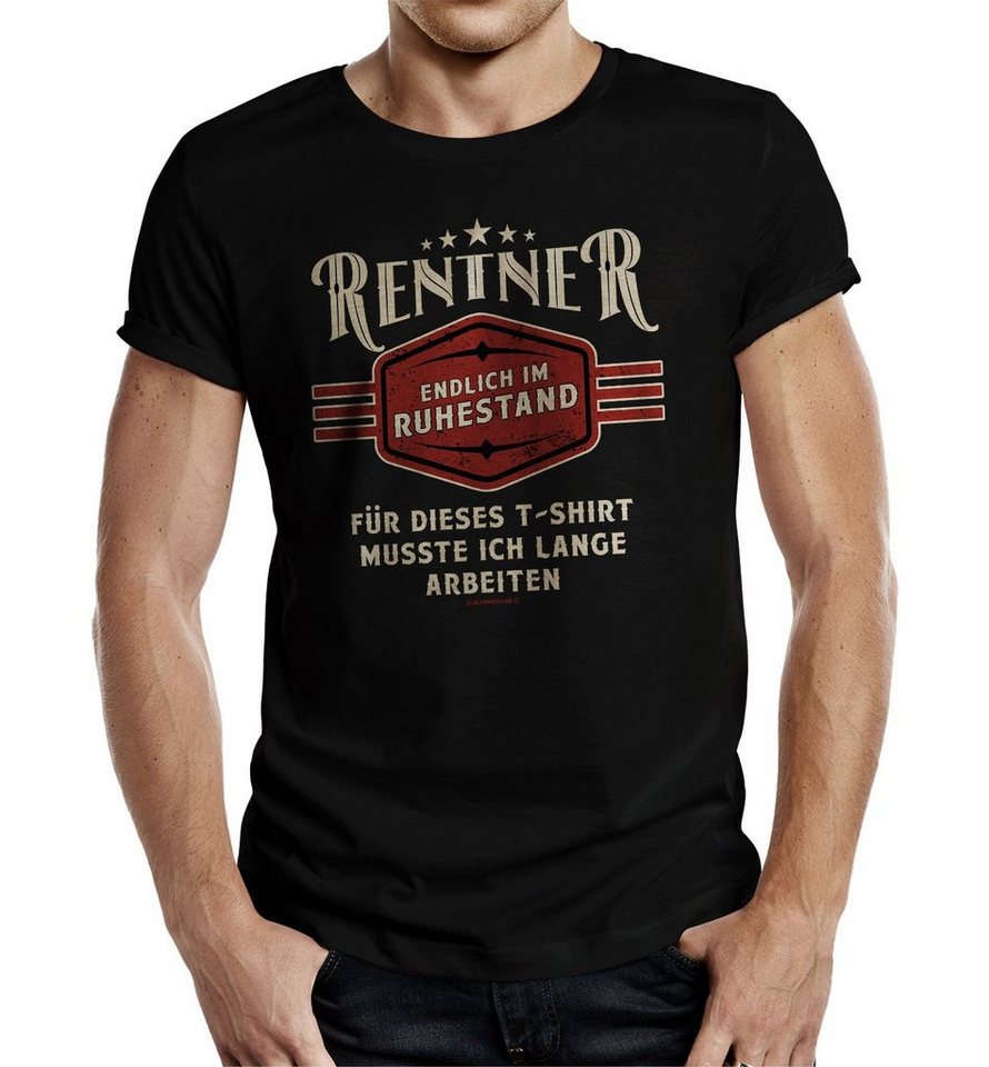 RAHMENLOS® T-Shirt für Rentner - Endlich im Ruhestand von RAHMENLOS®