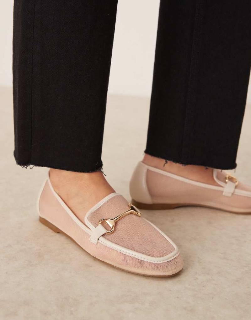 Raid - Graice - Halbschuhe mit Mesh in Beige mit Trensendetail-Neutral von Raid