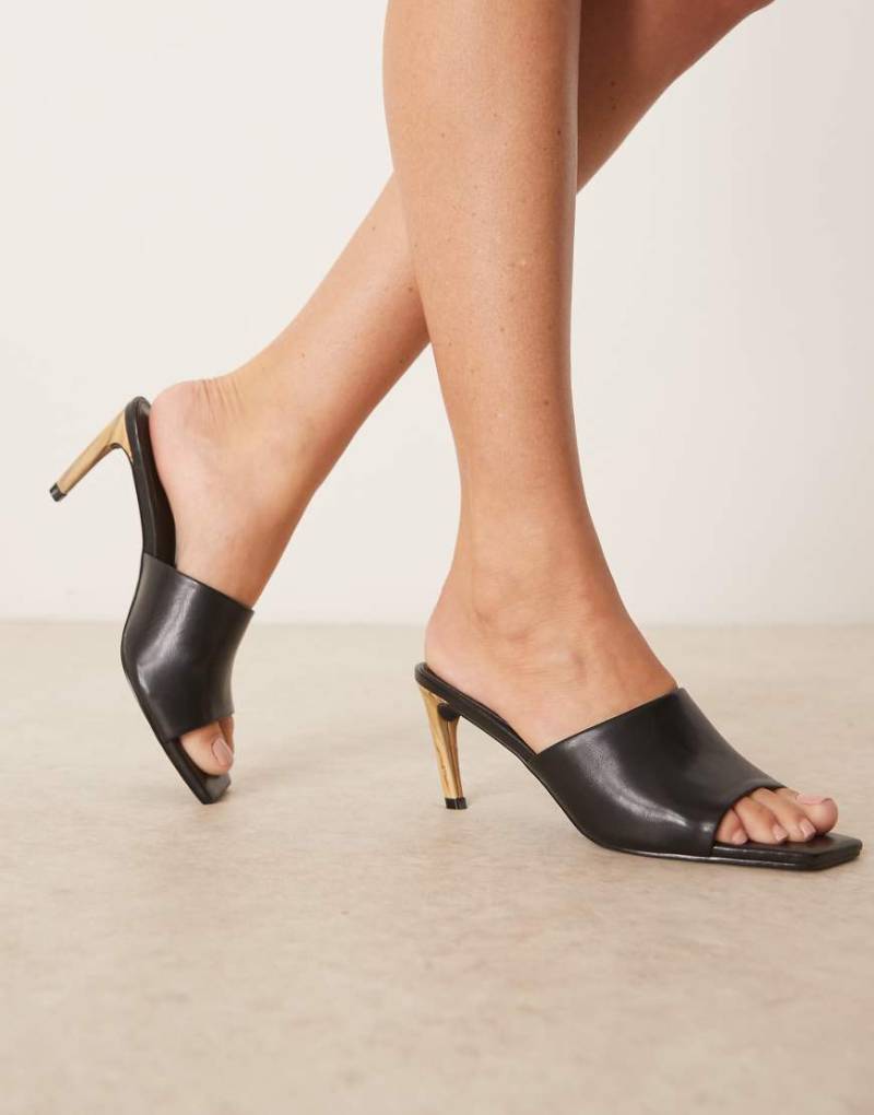 Raid - Vera - Mules in Schwarz mit Absatz von Raid