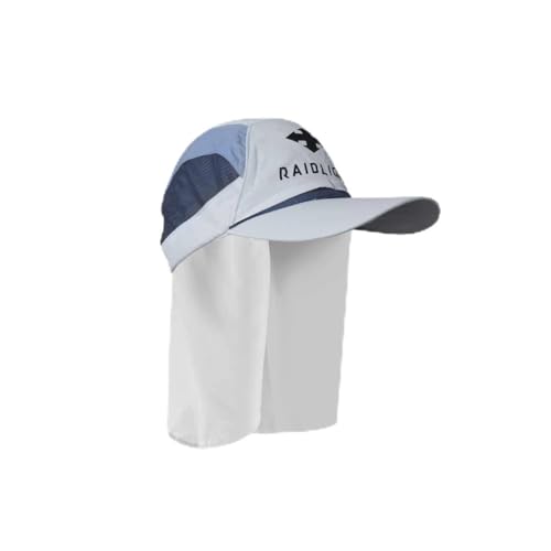 RaidLight Sahara-Kappe mit UV-Schutz für Trail Running UPF50, weiß, One size von RaidLight