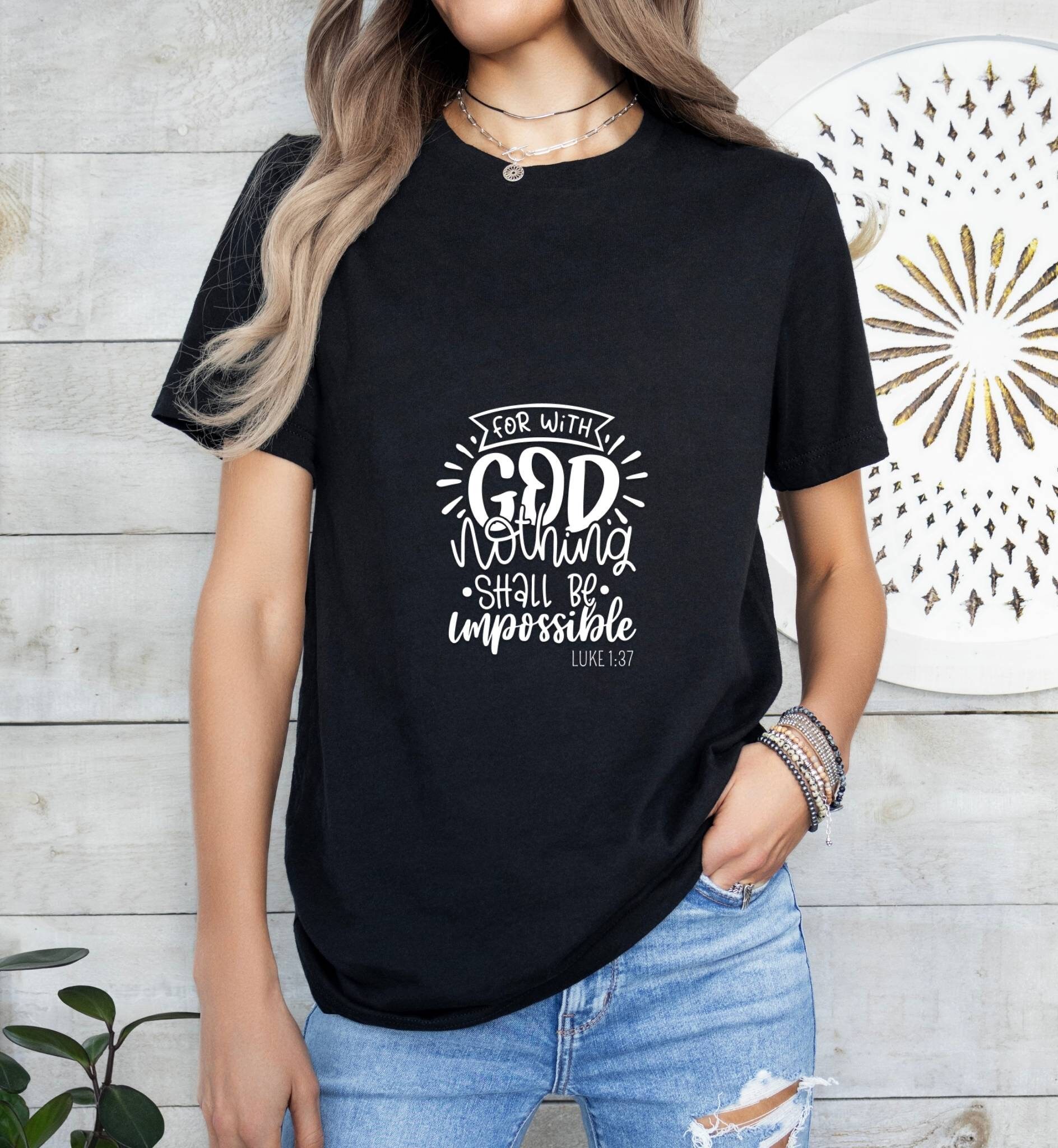 Inspirierende Bibel-Vers-T-Shirt Christlicher Glaube-T-stück von RaidenGateDesign