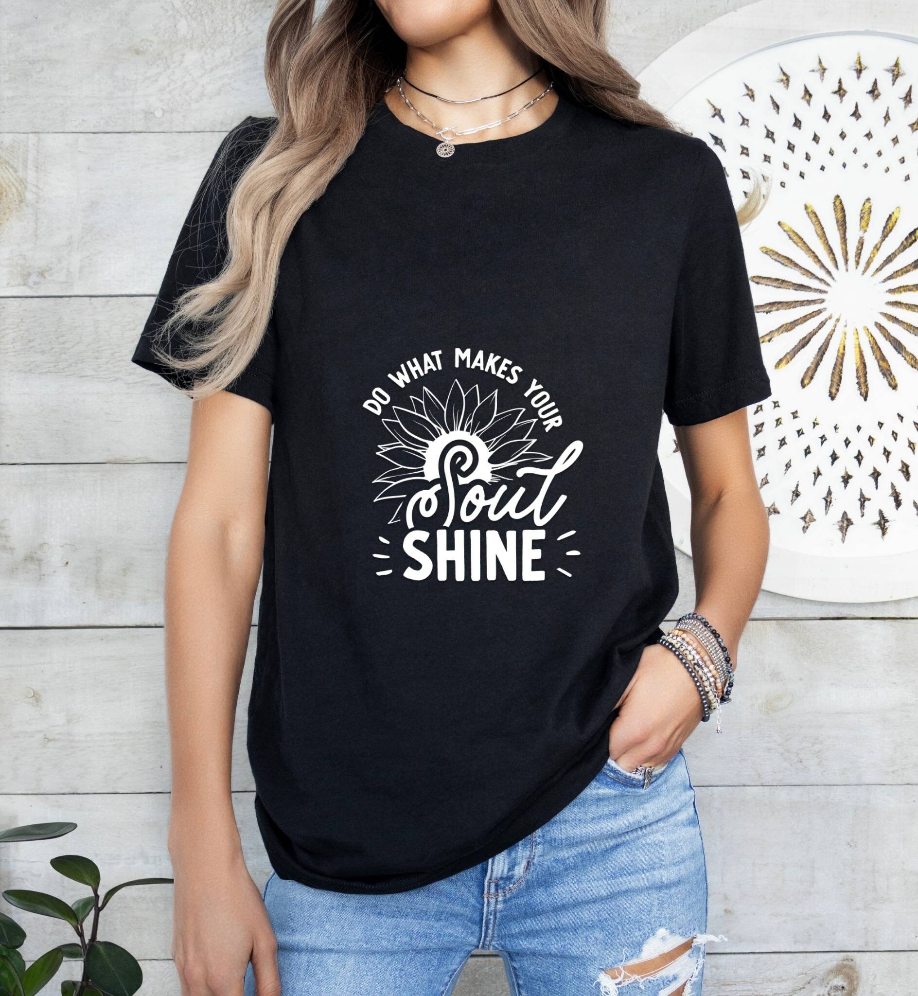 Soul Shine Christian T-Shirt Inspirierender Bibelvers, Religiöses Geschenk von RaidenGateDesign