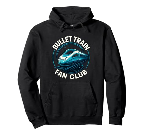 Bullet Train Fan Club, Hochgeschwindigkeitsbahn Kinder & Erwachsene Pullover Hoodie Bullet Train Fan Club, Hochgeschwindigkeitsbahn Kinder & Erwachsene Pullover Hoodie von Railfan Shinkansen High Speed Train Lovers
