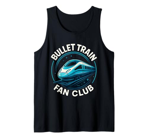 Bullet Train Fan Club, Hochgeschwindigkeitsbahn Kinder & Erwachsene Tank Top Bullet Train Fan Club, Hochgeschwindigkeitsbahn Kinder & Erwachsene Tank Top von Railfan Shinkansen High Speed Train Lovers