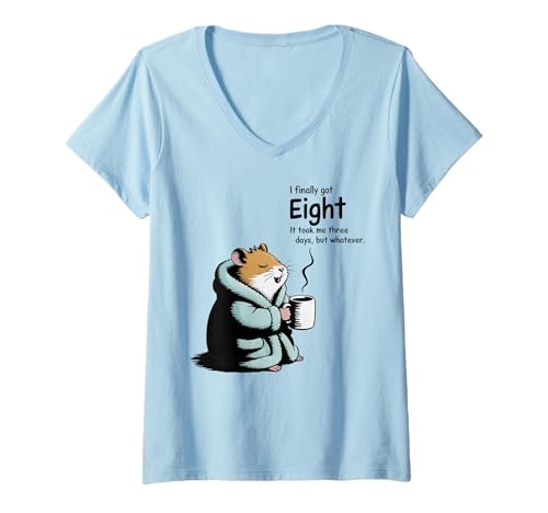 Damen Funny Train Saying I'm Not Always A Trainwreck Humor T-Shirt mit V-Ausschnitt von Railroad Lovers Locomotive Meme Self Joke Fans