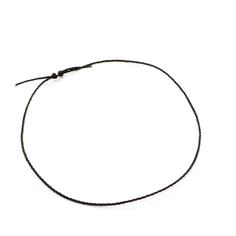 Herren Nylon Schwarz Cord Armband Verstellbar Schiebeknoten Surfer Neu. Paare Armbänder, Schmuck Jungs von RaimondsAccessories