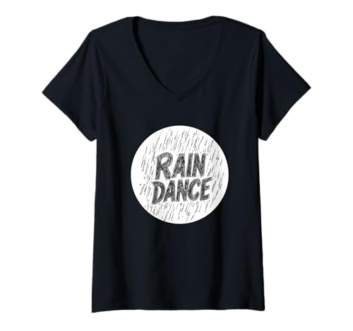 Damen Rain Dance Magic for a Joyful Moment Kostüm T-Shirt mit V-Ausschnitt Damen Rain Dance Magic for a Joyful Moment Kostüm T-Shirt mit V-Ausschnitt von Rain Dance