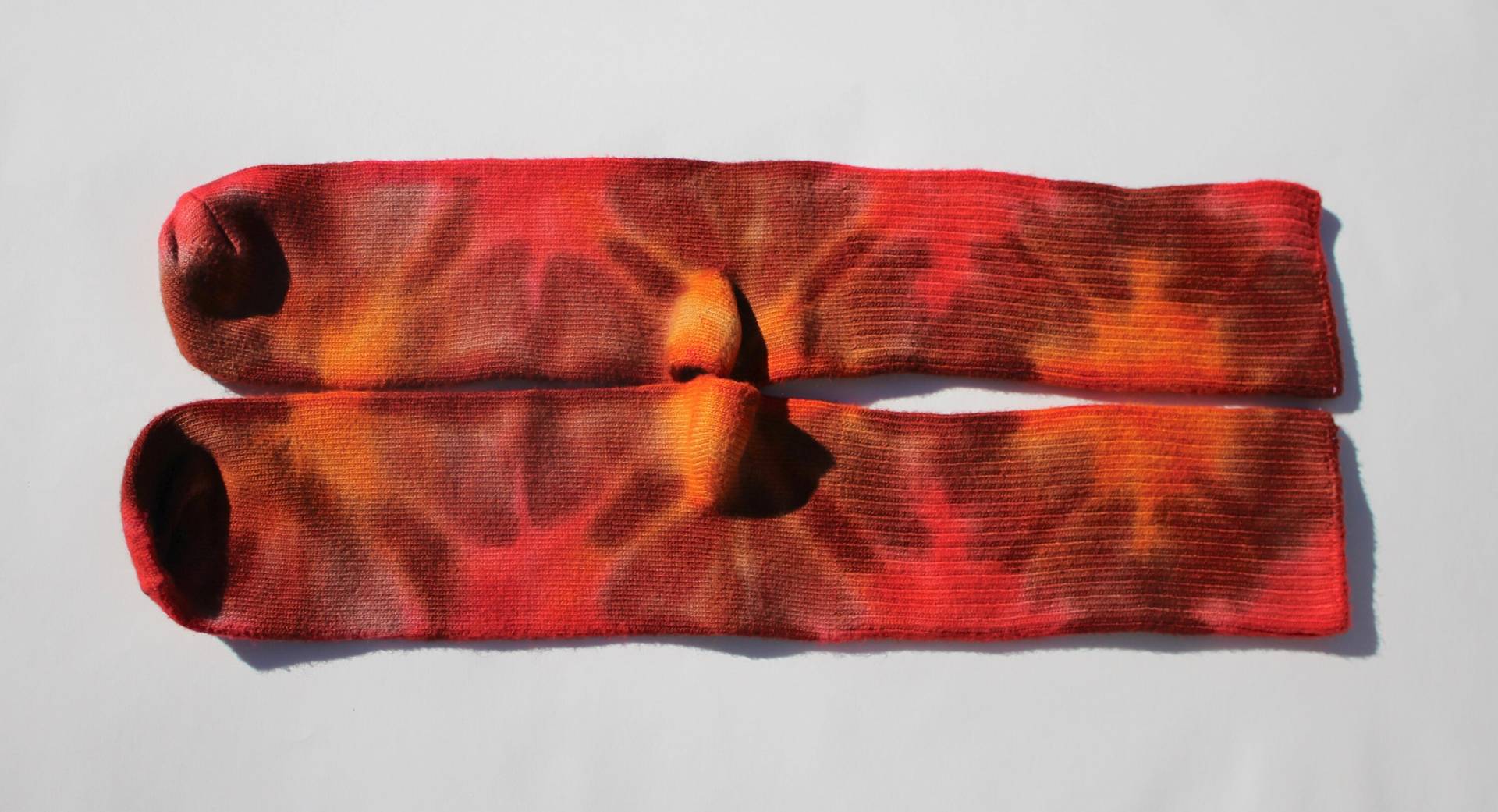 Ooak Batik-Damensocken Aus Bambus-Rayon, Handgefärbte Kleidung von RainboThreds