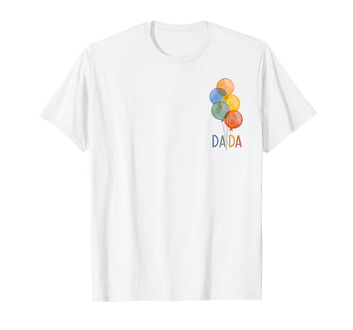 Dada of The Rainbow Ballon Geburtstag Junge Mädchen Familie T-Shirt Dada of The Rainbow Ballon Geburtstag Junge Mädchen Familie T-Shirt von Rainbow Balloon Birthday Boy Girl Family