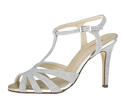 Rainbow Club Brautschuhe Annabel - Silber Metallic - Pumps Größe 36 EU 3 UK Damen von Rainbow Club