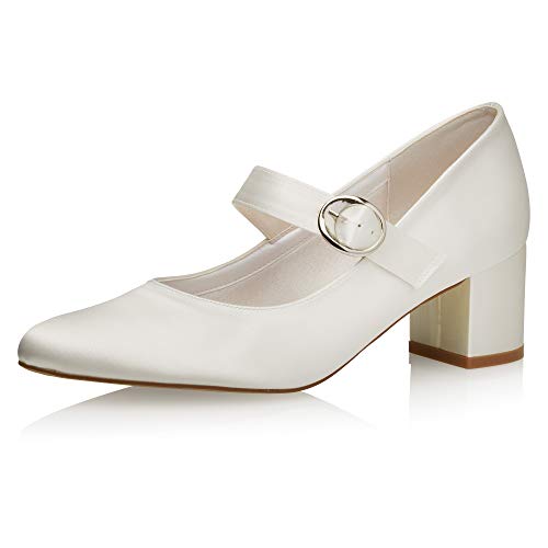 Rainbow Club Brautschuhe Annemarie - Damen, Pumps, Ivory - Gr. 36 (UK 3) von Rainbow Club