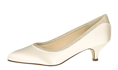 Rainbow Club Bobbie Pumpe, Ivory Creme, 25.5 EU von Rainbow Club