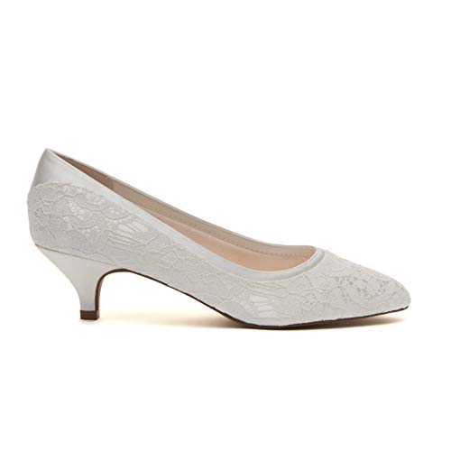 Rainbow Club Damen Bobbie Lace Pumps, elfenbeinfarben, 39 EU von Rainbow Club