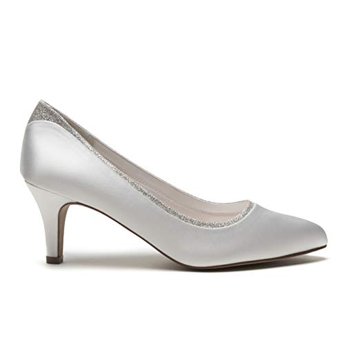 Rainbow Club Damen Jara Pumps, Ivory, 42 EU Weit von Rainbow Club