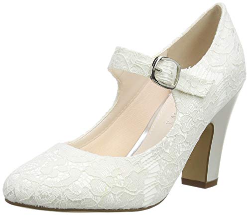 Rainbow Club Damen Madeline Pump,Elfenbein (Ivory), 40 EU, 7 UK von Rainbow Club