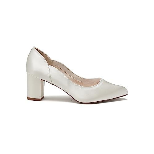 Rainbow Club Damen Marie Pumps, elfenbeinfarben, 37 EU Weit von Rainbow Club
