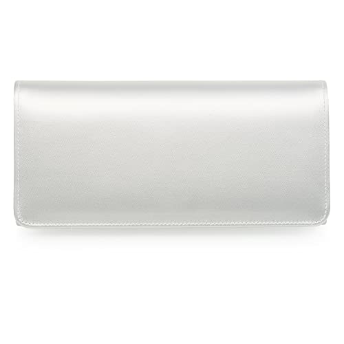 Rainbow Club Handtasche Santie - Damen Brauttasche Ivory Creme Satin von Rainbow Club