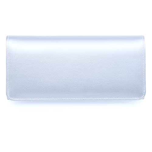 Rainbow Club Handtasche Santie - Damen Brauttasche Pure White Satin von Rainbow Club