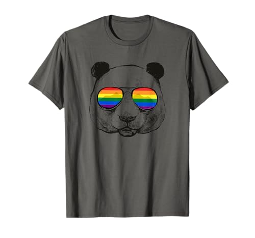 LGBT Gay Pride Regenbogen Flagge Rainbow Panda Bär LGBTQ T-Shirt von Rainbow Flag Pride Event T-Shirts & Geschenke