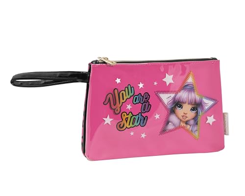 Rainbow High - Federmäppchen mit Reißverschluss, geräumiges Innenfutter, ideal für die Organisation von Schreibwaren und kleinen Gegenständen, 22 x 14 x 2,5 cm - Fuchsia von Franco Cosimo Panini