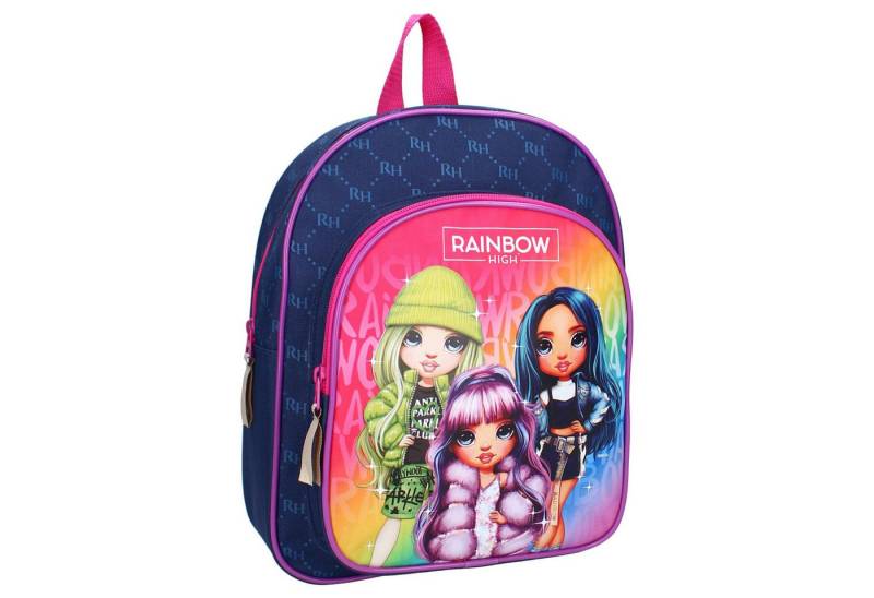 Rainbow High Kinderrucksack Rucksack für Mädchen farbenfroher Kinder Backpack von Rainbow High
