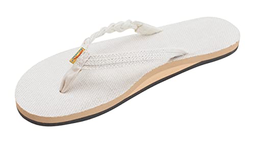 Rainbow Sandals Damen Single Layer Hanf Flirty Braidy, Natürlich, 8.5-9.5 Rainbow Sandals Damen Single Layer Hanf Flirty Braidy, Natürlich, 8.5-9.5 von Rainbow Sandals