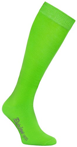 Rainbow Socks - Damen Herren Bunte Baumwolle Kniestrümpfe - 1 Par - Grün - Größen 39-41 von Rainbow Socks