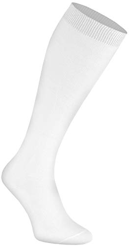 Rainbow Socks - Damen Herren Bunte Bambus Kniestrümpfe - 1 Pair - Weiß - Größen 39-41 Rainbow Socks - Damen Herren Bunte Bambus Kniestrümpfe - 1 Pair - Weiß - Größen 39-41 von Rainbow Socks