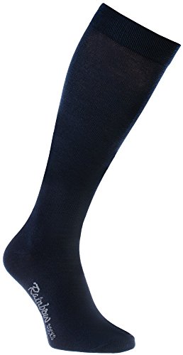 Rainbow Socks - Damen Herren Bunte Baumwolle Kniestrümpfe - 1 Par - Blau - Größen 44-46 von Rainbow Socks