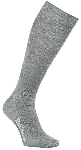 Rainbow Socks - Damen Herren Bunte Baumwolle Kniestrümpfe - 1 Par - Grau - Größen 36-38 von Rainbow Socks